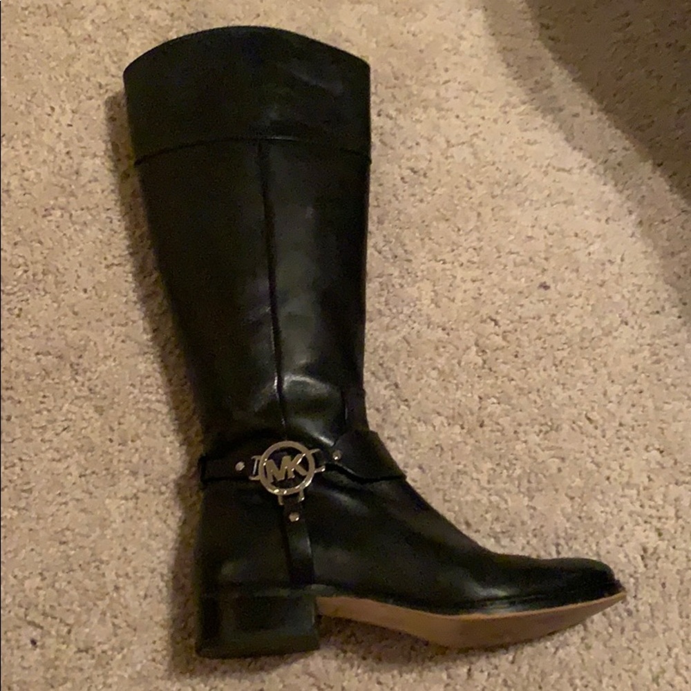 Like new Black Michael Kors riding boots.